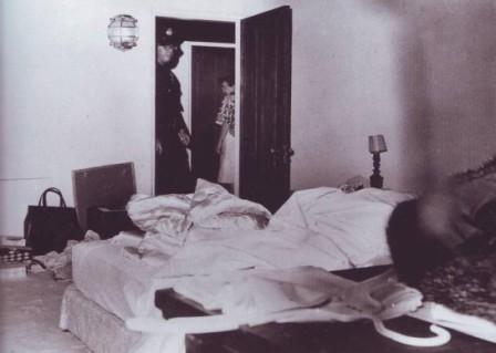 اتاق خواب مریلین بعد از پیدا شدن جسد او