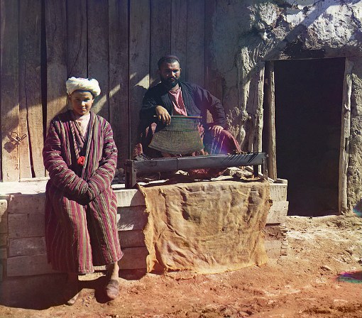 کباب پزی در سمرقند - 1910